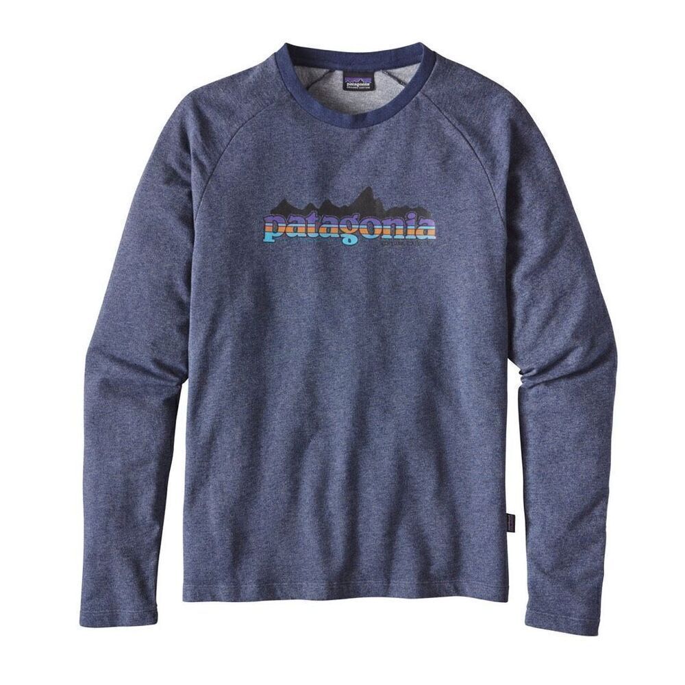 Patagonia Nightfall Fitz Roy Lightweight Crew Sweatshirt Size Medium